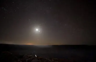 El Gran Cañón a la luz de la Luna