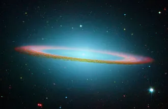 La Galaxia del Sombrero en Infrarrojo