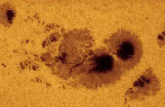 AR1520, Islas en la Fotoesfera