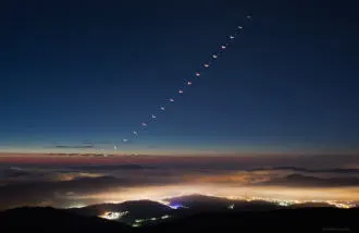 Encuentro entre la Luna y el Lucero del Alba