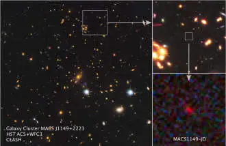 Descubren una galaxia ultra-distante