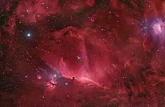 Mechones alrededor de la Nebulosa Cabeza de Caballo