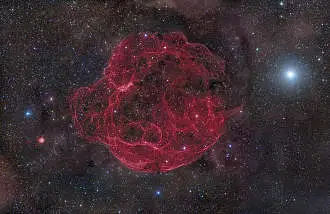 Simeis 147, un Remanente de Supernova