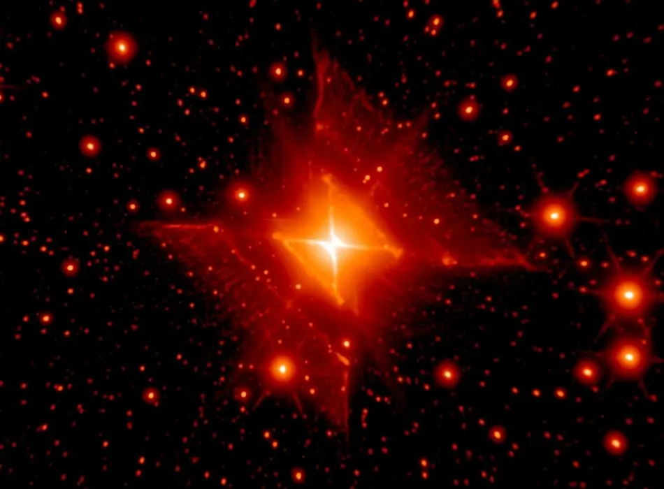 MWC 922, la Nebulosa Roja Cuadrada