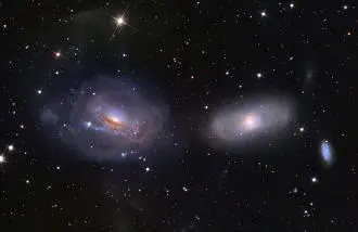 NGC 3169  se desenreda